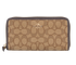 Coach Long Zippy Wallet, front view